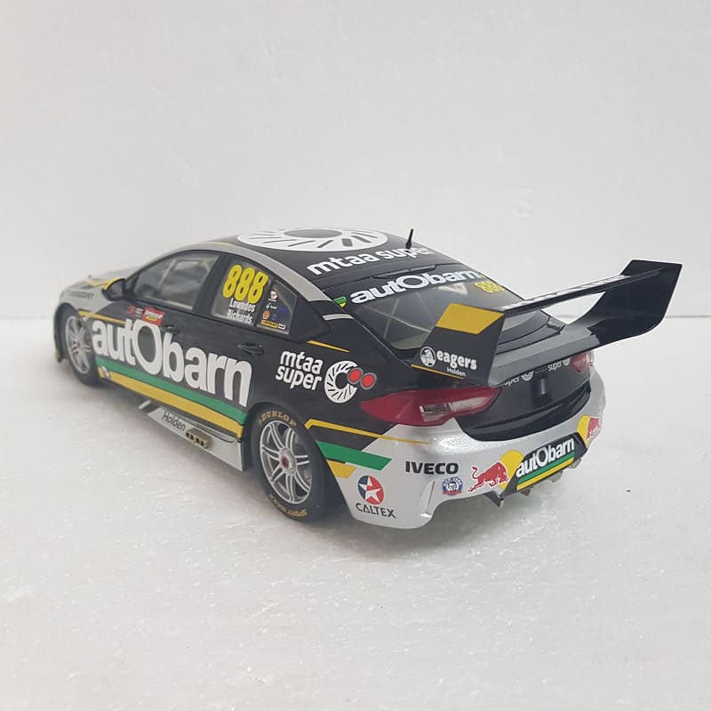 Classic Carlectables 18682 - 1/18 Scale - #888 Craig Lowndes/Steven Richards Autobarn Lowndes Racing Holden ZB Commodore 2018 Bathurst 1000 Winners Scale Model Replica