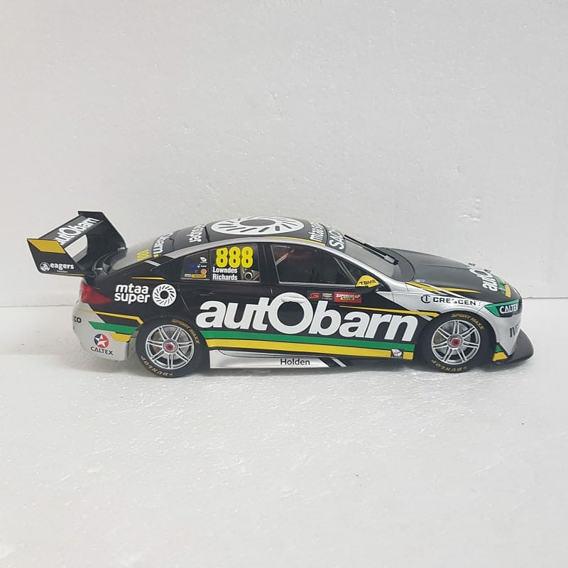 Classic Carlectables 18682 - 1/18 Scale - #888 Craig Lowndes/Steven Richards Autobarn Lowndes Racing Holden ZB Commodore 2018 Bathurst 1000 Winners Scale Model Replica