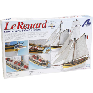 Artesania Latina ART-22401 - 1/50 Scale Le Renard Corsair Cutter Wooden Model Kit