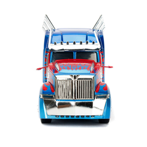 Jada Toys 98403 - 1/24 Scale Hollywood Rides Transformers The Last Knight Western Star 5700 XE Optimus Prime Diecast Scale Model Replica