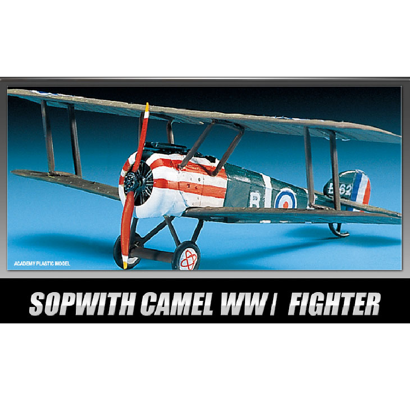 Academy - 1/72 Scale - SOPWITH CAMEL WWI Fighter Plastic Model Kit