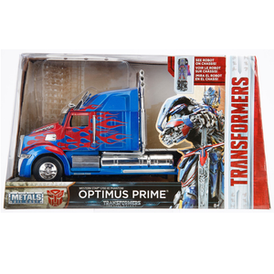 Jada Toys 98403 - 1/24 Scale Hollywood Rides Transformers The Last Knight Western Star 5700 XE Optimus Prime Diecast Scale Model Replica