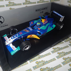 MINICHAMPS 100 040012 1/18 SCALE SAUBER PETRONAS C23 F.MASSA 2004