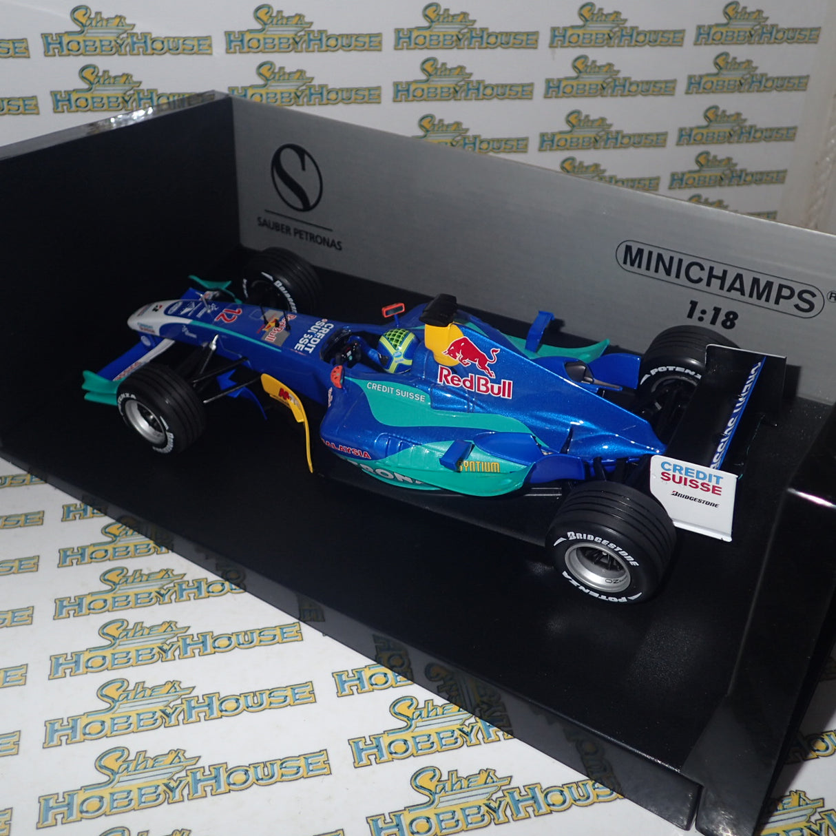 MINICHAMPS 100 040012 1/18 SCALE SAUBER PETRONAS C23 F.MASSA 2004