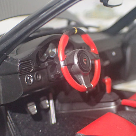 MINICHAMPS 100 069402 - 1/18 SCALE Diecast PORSCHE 911 (997 II) GT2 RS 2011 BLACK W/ GOLD WHEELS