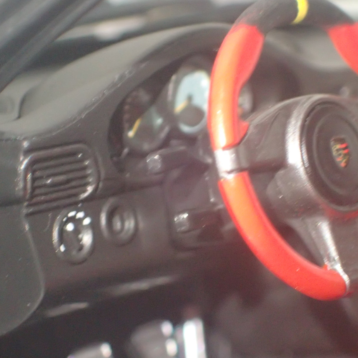 MINICHAMPS 100 069402 - 1/18 SCALE Diecast PORSCHE 911 (997 II) GT2 RS 2011 BLACK W/ GOLD WHEELS