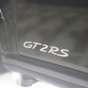 MINICHAMPS 100 069402 - 1/18 SCALE Diecast PORSCHE 911 (997 II) GT2 RS 2011 BLACK W/ GOLD WHEELS