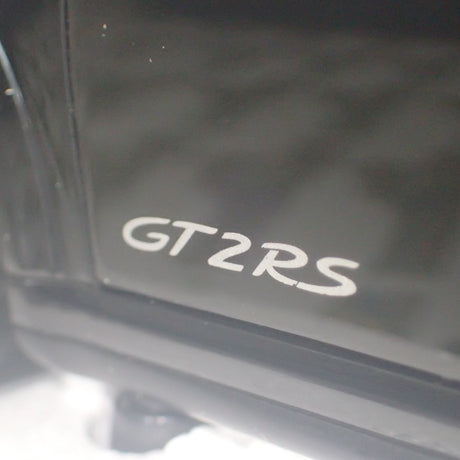 MINICHAMPS 100 069402 - 1/18 SCALE Diecast PORSCHE 911 (997 II) GT2 RS 2011 BLACK W/ GOLD WHEELS