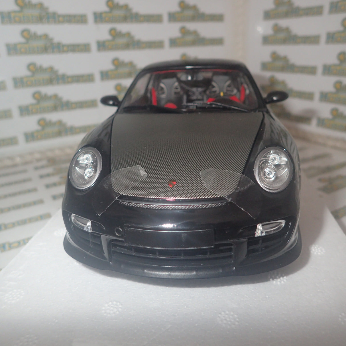MINICHAMPS 100 069402 - 1/18 SCALE Diecast PORSCHE 911 (997 II) GT2 RS 2011 BLACK W/ GOLD WHEELS