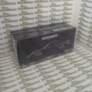 MINICHAMPS 100 069402 - 1/18 SCALE Diecast PORSCHE 911 (997 II) GT2 RS 2011 BLACK W/ GOLD WHEELS