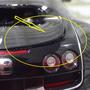 Minichamps 100 110842 - 1/18 Scale Bugatti Veyron Super Sport 2010 in Black Metallic with Orange Rims Diecast Scale Model Replica
