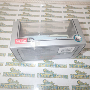 Sunstar 10095 - 1/43 Scale Chevrolet Belair 1955 Open Top Convertible in Light Blue Diecast Scale Model Replica