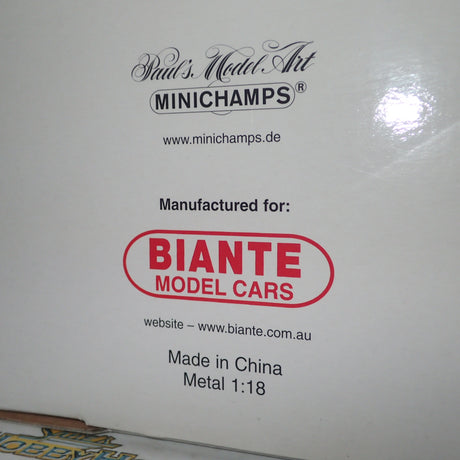 BIANTE MiniChamps 103 888009 - 1/18 Scale Ford Sierra RS 500 Tooheys 1000 Bathurst '88 Moffat