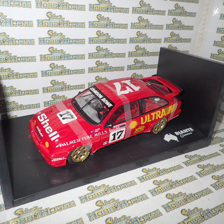 BIANTE MiniChamps 103 898017 - 1/18 Scale 1989 BATHURST WINNER FORD SIERRA RS 500 D.JOHNSON/J. BOWE SIGNED COA