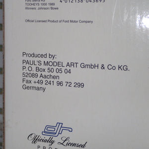 BIANTE MiniChamps 103 898017 - 1/18 Scale 1989 BATHURST WINNER FORD SIERRA RS 500 D.JOHNSON/J. BOWE SIGNED COA