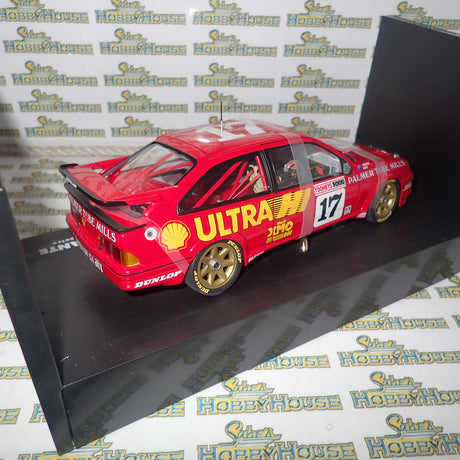 BIANTE MiniChamps 103 898017 - 1/18 Scale 1989 BATHURST WINNER FORD SIERRA RS 500 D.JOHNSON/J. BOWE SIGNED COA