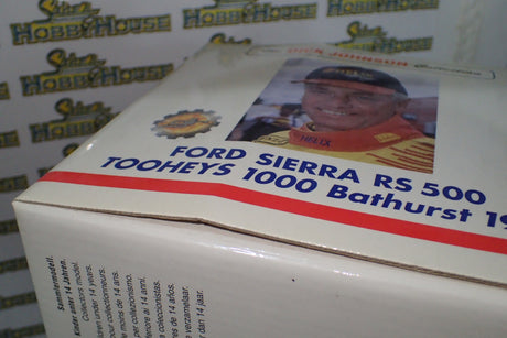 BIANTE MiniChamps 103 898017 - 1/18 Scale 1989 BATHURST WINNER FORD SIERRA RS 500 D.JOHNSON/J. BOWE SIGNED COA