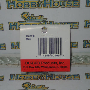Dubro 109 - 2-56 Spring Steel Kwik-Links (For .072 Dia. Wire)