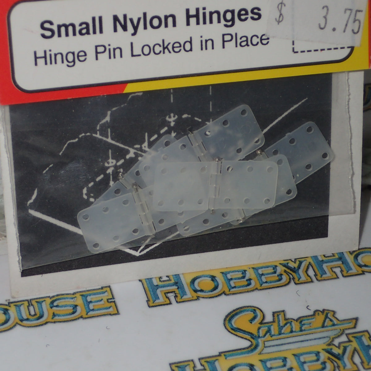 Dubro 118 - Small Nylon Hinges (Hinge Pin Locked in Place)