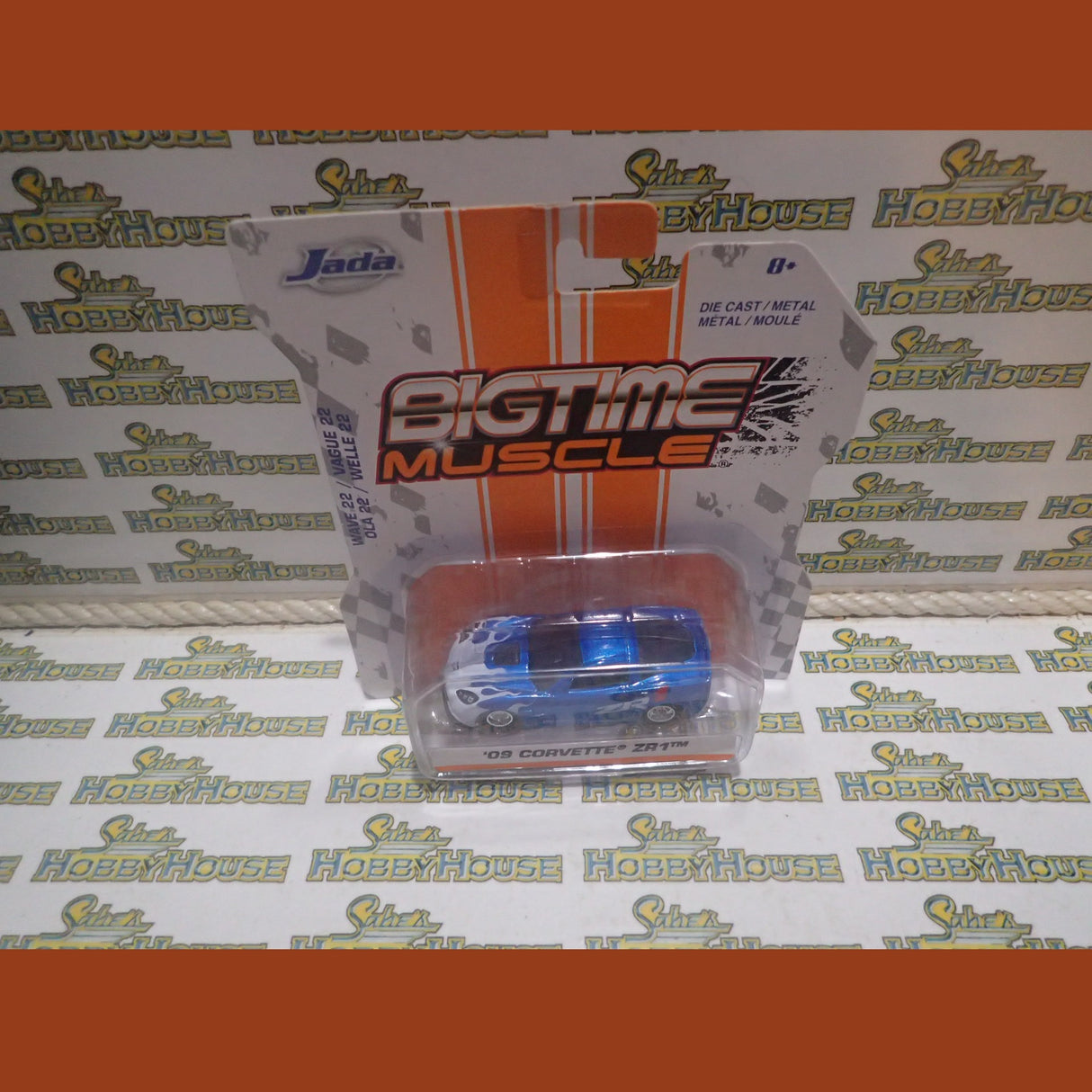 Jada Big Time Muscle JAD12006A - 1:64 Scale 2009 Chevy Corvette ZR1 Diecast Vehicle