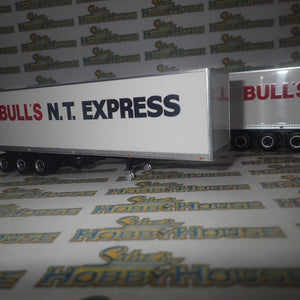 Highway Replicas 12013 - 1/64 Scale - Freight Road Train in "Bull's N.T." Livery Diecast Scale Model Replica