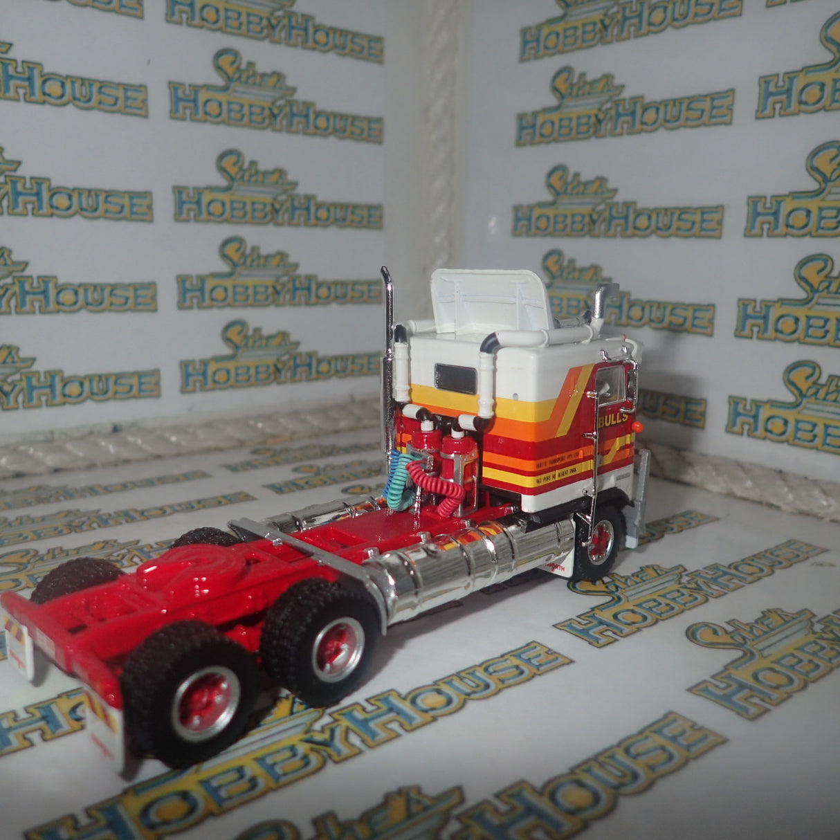 Highway Replicas 12013 - 1/64 Scale - Freight Road Train in "Bull's N.T." Livery Diecast Scale Model Replica