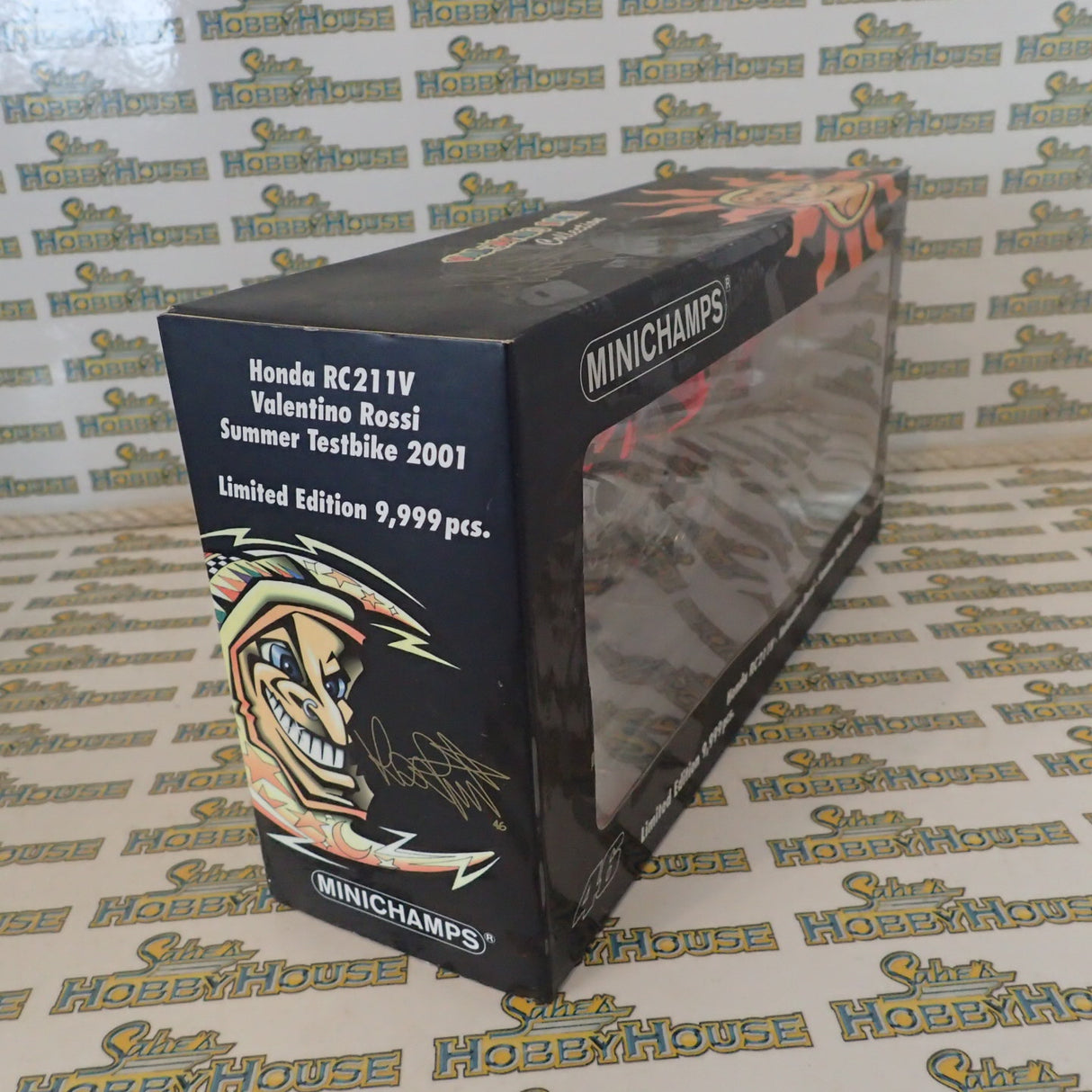 MINICHAMPS 122 017946 1/12 HONDA RC211V V.ROSSI SUMMER TESTBIKE GP 500 2001