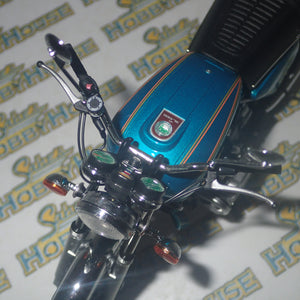 Minichamps 122 161600 - 1:12 Scale HONDA GOLDWING GL 1000 K3 1975 TURQUOISE METALLIC Scale Model Replica