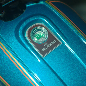 Minichamps 122 161600 - 1:12 Scale HONDA GOLDWING GL 1000 K3 1975 TURQUOISE METALLIC Scale Model Replica