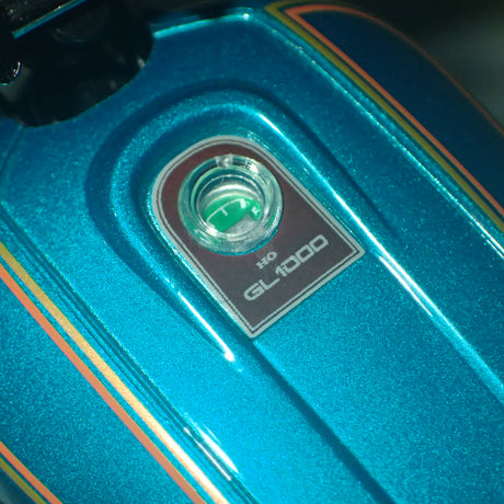 Minichamps 122 161600 - 1:12 Scale HONDA GOLDWING GL 1000 K3 1975 TURQUOISE METALLIC Scale Model Replica