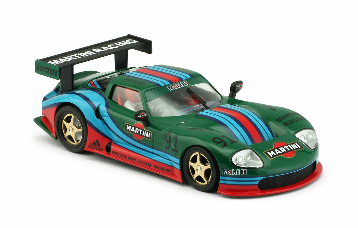 Revo Slot – 1/32 Scale – RS0073 MARCOS LM600 MARTINI GREEN #91