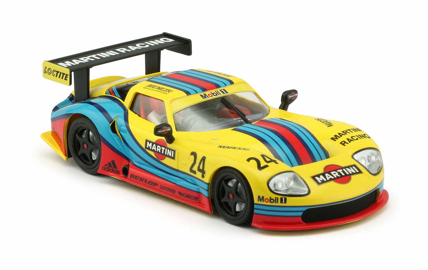 Revo Slot – 1/32 Scale – RS0074 MARCOS LM600 MARTINI YELLOW #24