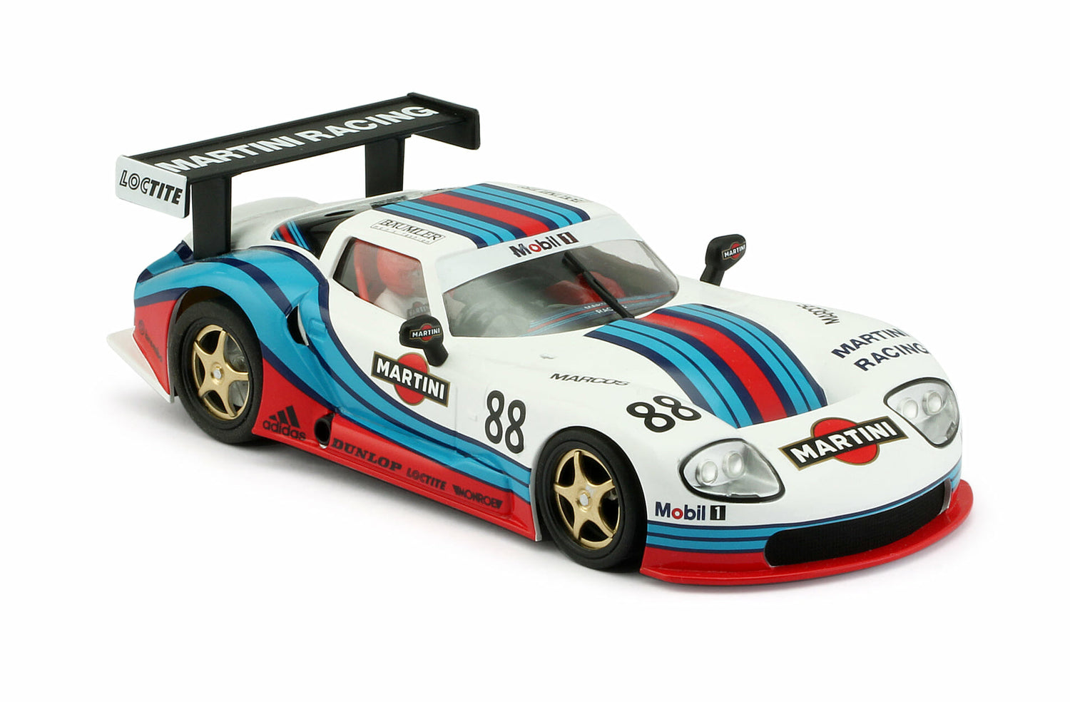Revo Slot – 1/32 Scale – RS0071 MARCOS LM600 MARTINI WHITE #88