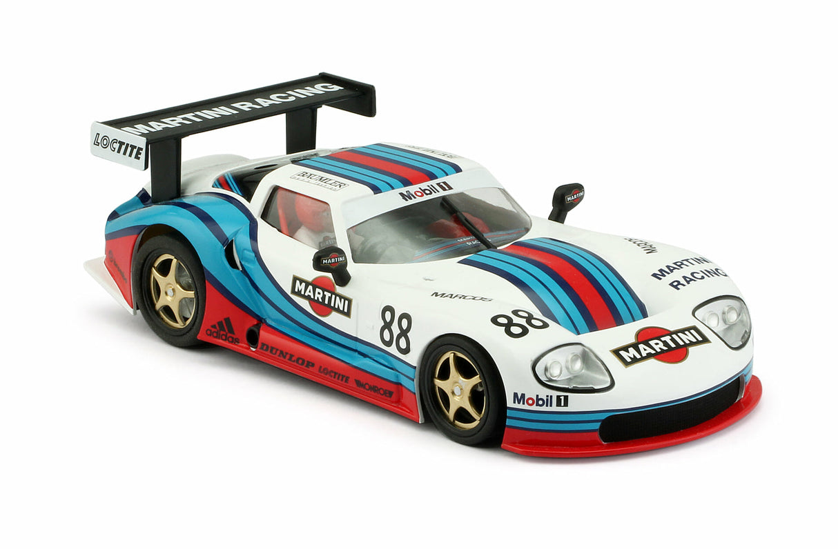 Revo Slot – 1/32 Scale – RS0071 MARCOS LM600 MARTINI WHITE #88