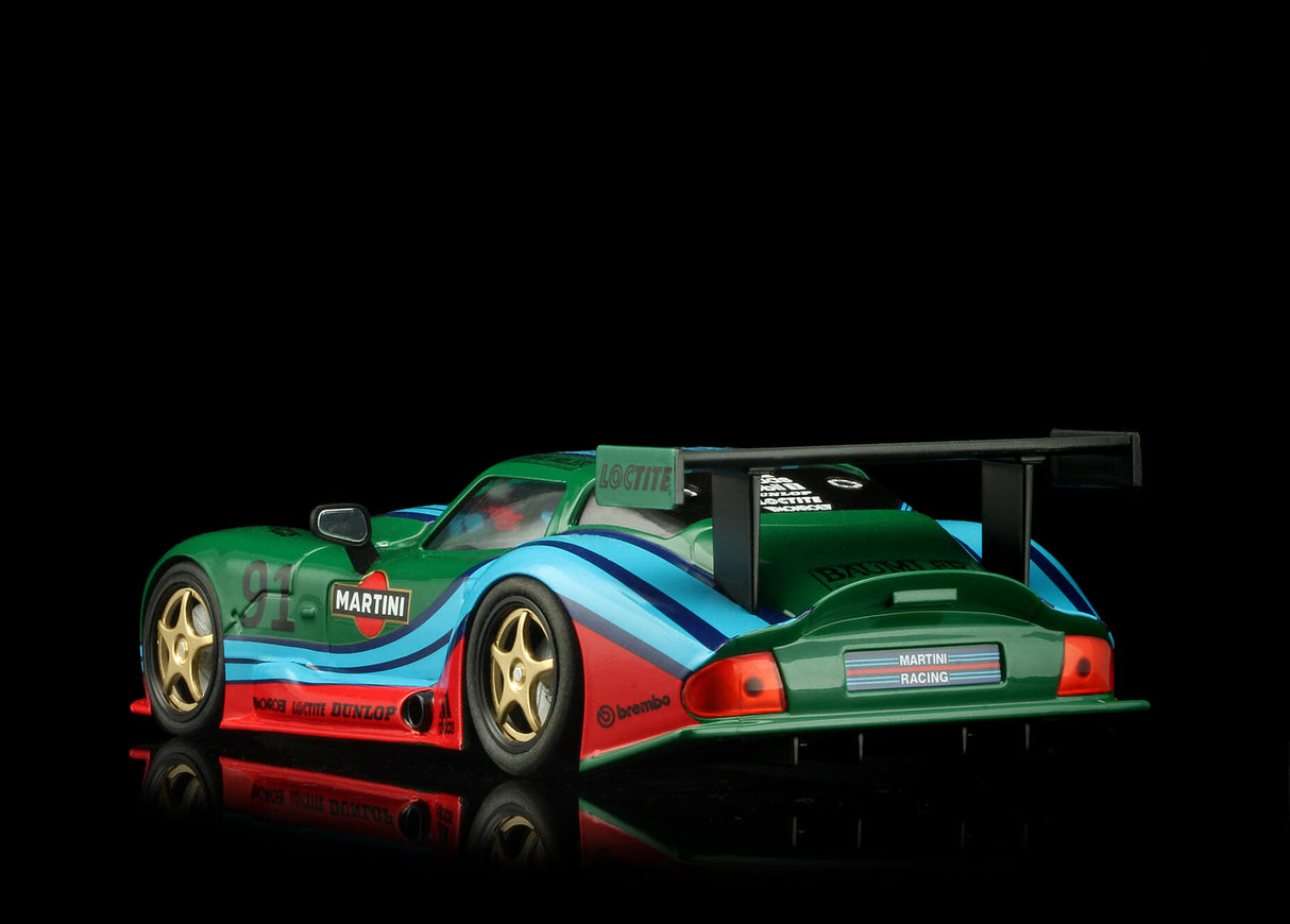 Revo Slot – 1/32 Scale – RS0073 MARCOS LM600 MARTINI GREEN #91