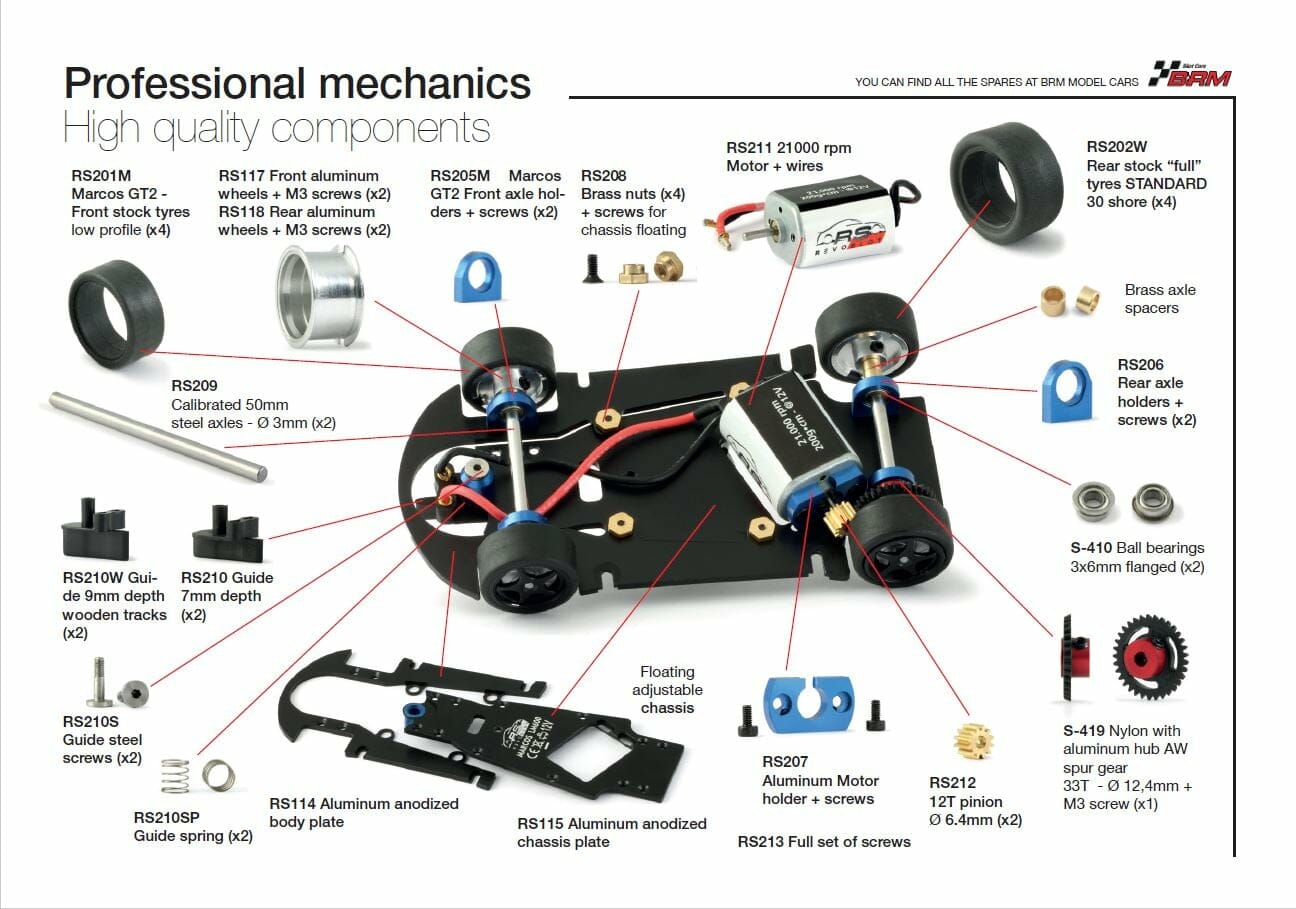 Revo Slot – 1/32 Scale – RS0071 MARCOS LM600 MARTINI WHITE #88
