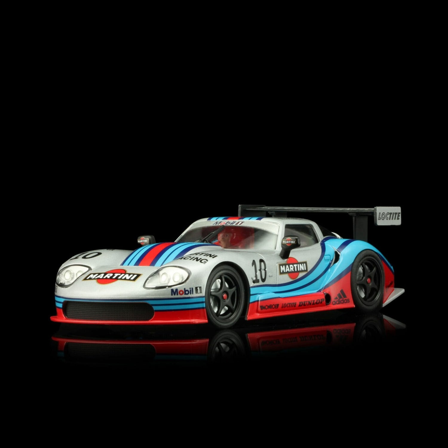Revo Slot – 1/32 Scale – RS0075 MARCOS LM600 MARTINI SILVER #10