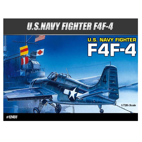 Academy - 1/72 scale - U.S. Navy Fighter F4F-4 Plastic Model Kit