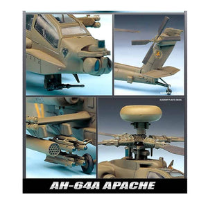 Academy - 1/72 Scale - AH-64A Plastic Model Kit