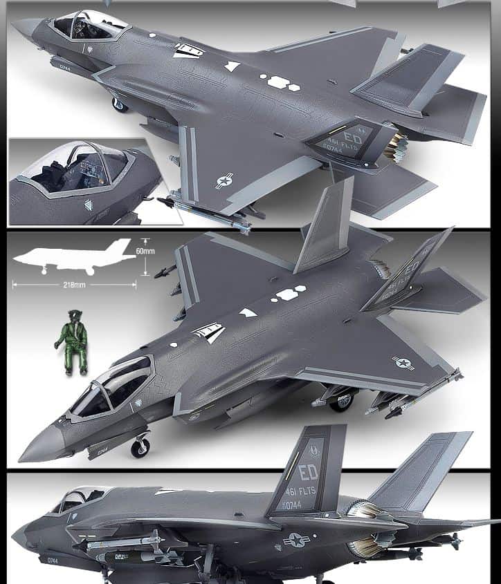 Academy - 1/72 Scale - USAF F-35A Joint Strike Fighter with Australian decals Plastic Model Kit