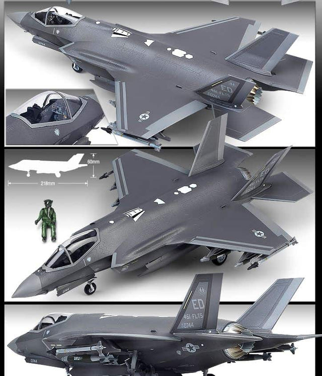 Academy - 1/72 Scale - USAF F-35A Joint Strike Fighter with Australian decals Plastic Model Kit