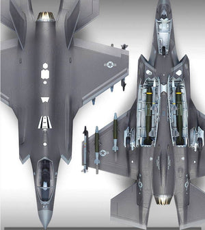 Academy - 1/72 Scale - USAF F-35A Joint Strike Fighter with Australian decals Plastic Model Kit