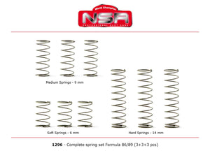 NSR N1296 - Complete spring set FORMULA ONE