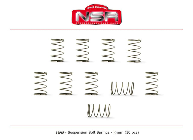NSR SUSPENSION MEDIUM SPRINGS 9MM (10 PCS) FORMULA 86/89