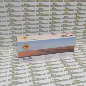 Highway Replicas 12995 - 1/64 Scale Trailer with Dolly Blue with Cyan Stripes Diecast Model Replica