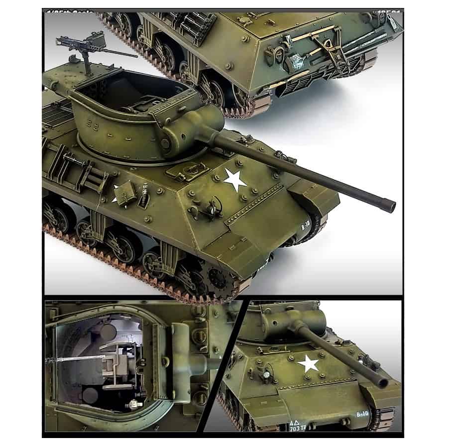 Academy - 1/35 Scale M36/M36B2 "Battle of the Bulge" Plastic Model Kit