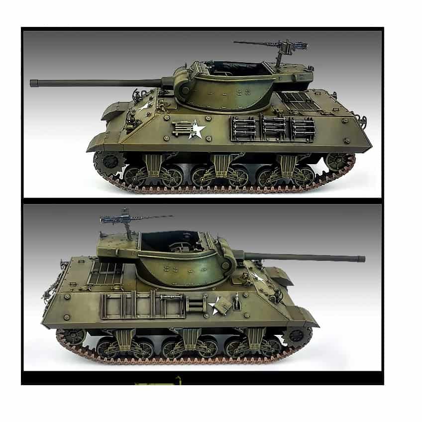 Academy - 1/35 Scale M36/M36B2 "Battle of the Bulge" Plastic Model Kit