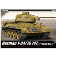 Academy - 1/35 Scale German T-34/76 747(r) Plastic Model Kit