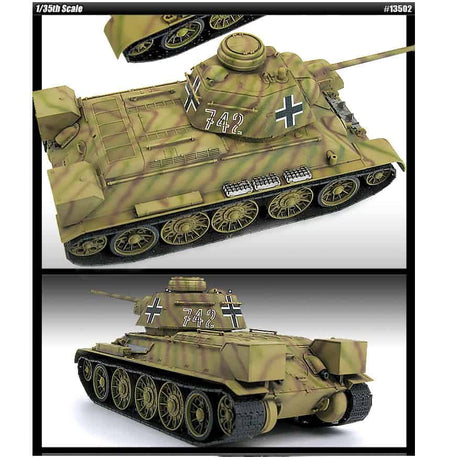 Academy - 1/35 Scale German T-34/76 747(r) Plastic Model Kit
