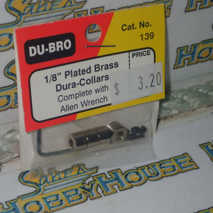 Du-bro 139 - 1/8" Plated Brass Dura-Collars